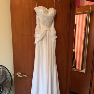 Prom white dress